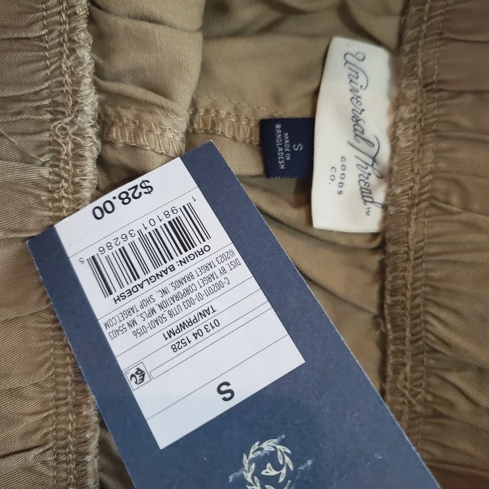 Universal Thread Tan Lyocell Jogger Pants Womens Small NWT High Rise Khaki - Picture 6 of 7